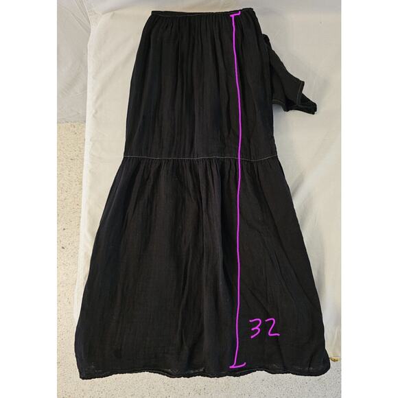 JOHNNY WAS CALME ~ Tiered Raglan Dress ~ Black ~ Size XS NEW $148 - Picture 10 of 10